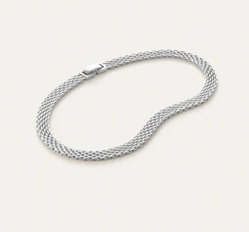 Jenny Bird Platinum Medium Blythe Anklet