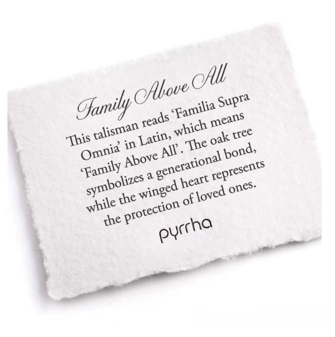 Pyrrha Bronze Family Above All 22 inch Necklace