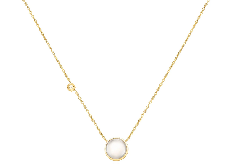 Ania Haie Gold Starry Mother Of Pearl Necklace