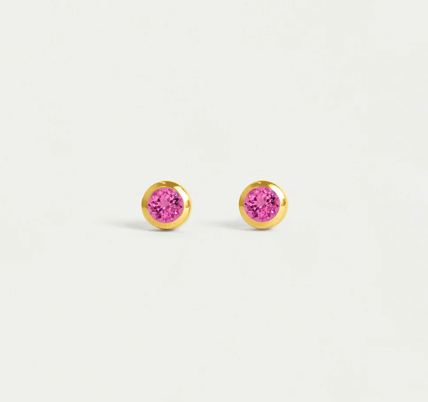 Dean Davidson Pink Tourmaline Mini Birthstone Studs