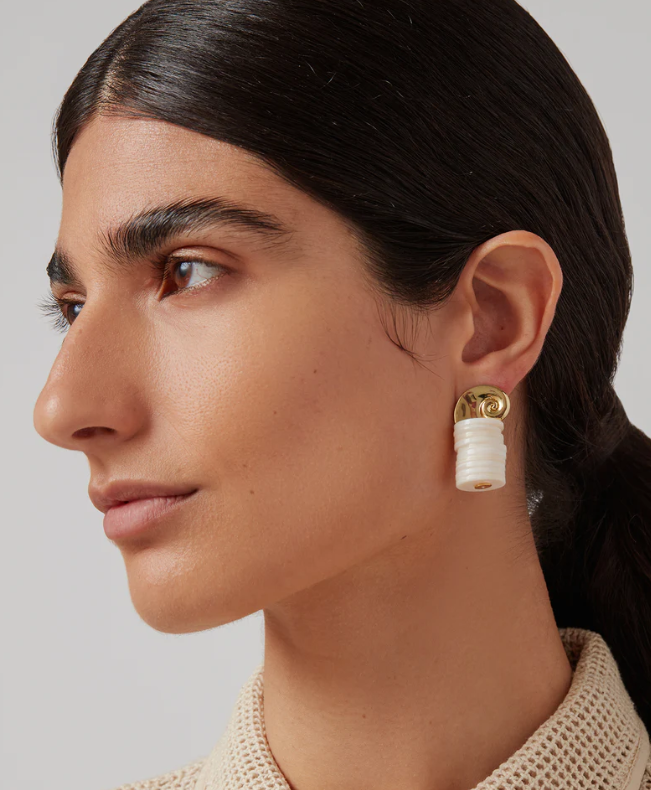 Jenny Bird Gold Odette Earrings