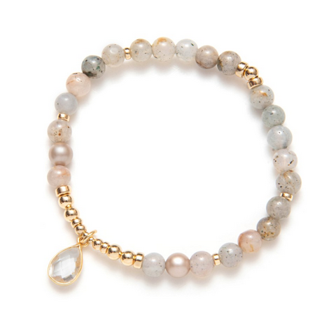 Be Blue Be Whimsical Stretch Bracelet