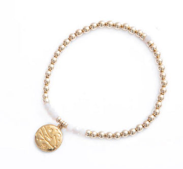 Beblue 'Be Astral' Virgo Gold Zodiac Bracelet
