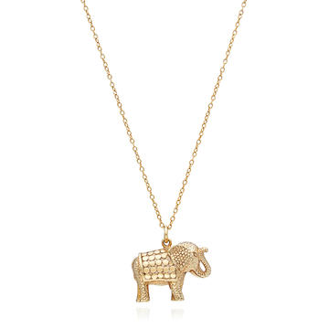 Anna Beck Gold Elephant Charity Necklace 30 Inches