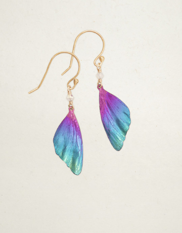 Holly Yashi Blue Violet 'Flutterby' Earrings