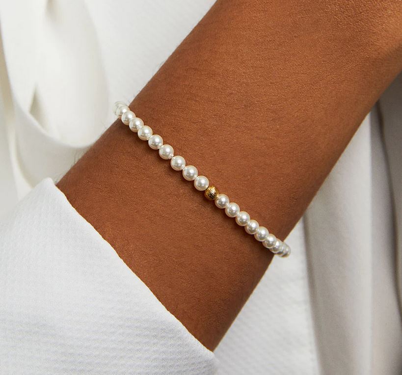 Dean Davidson Ethos Mini Pearl Stretch Bracelet