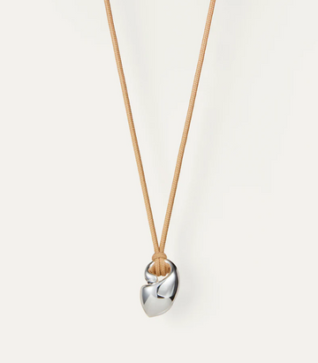 Jenny Bird Silver Estelle Rope Necklace