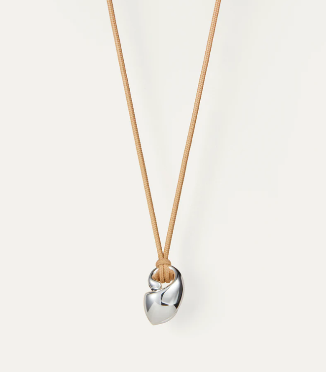 Jenny Bird Silver Estelle Rope Necklace