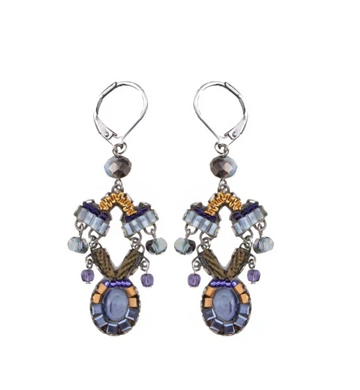 Ayala Bar Mystical Grape Manu Hook Earrings