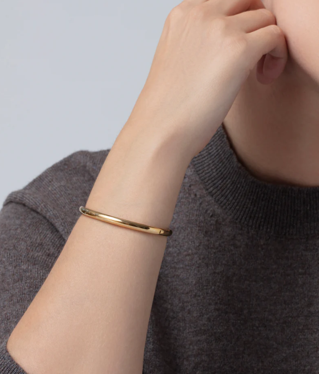 Jenny Bird Gold Remi Bangle Medium