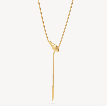 Hillberg And Berk Gold Serpent Y Necklace