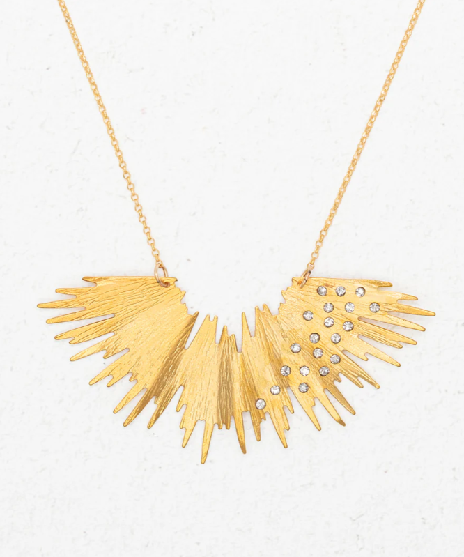 Holly Yashi Gold Aster Necklace