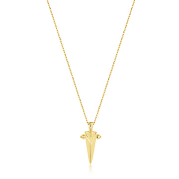 Ania Haie Gold Geometric Point Necklace