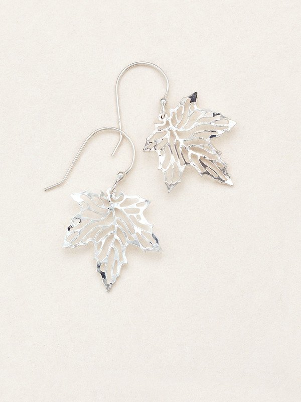 Holly Yashi Silver Maple Grove Earrings