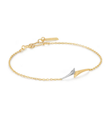 Ania Haie Two Tone Arrow Bracelet