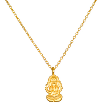 Satya Gold Favored By Fortune Ganesha Necklace