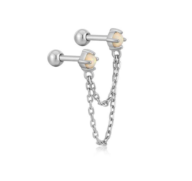 Ania Haie Silver Kyoto Opal Drop Single Earring