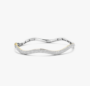 Ti Sento Pavé Bangle Bracelet