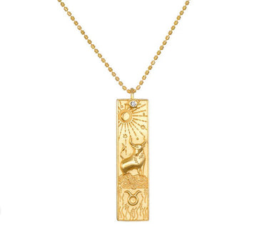 Satya Story of Taurus Zodiac Necklace