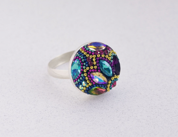 Mosaico Litmus Brilliant Moon Ring