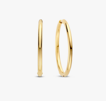 Ti Sento Gold Classic Large Narrow Huggies