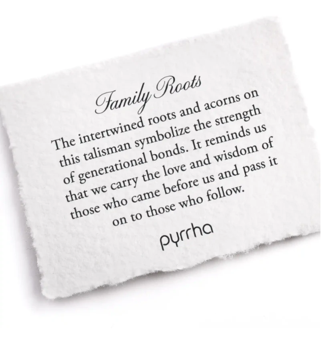 Pyrrha Bronze Family Roots 18 inch Necklace