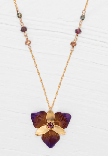 Holly Yashi Mulberry Orla Pendant Necklace