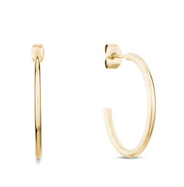 ARZ Gold Stainless Steel Hoops