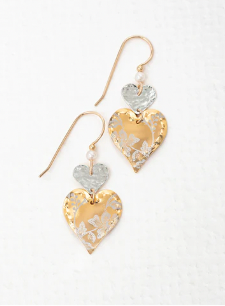 Holly Yashi Gold Silver Mia Earrings