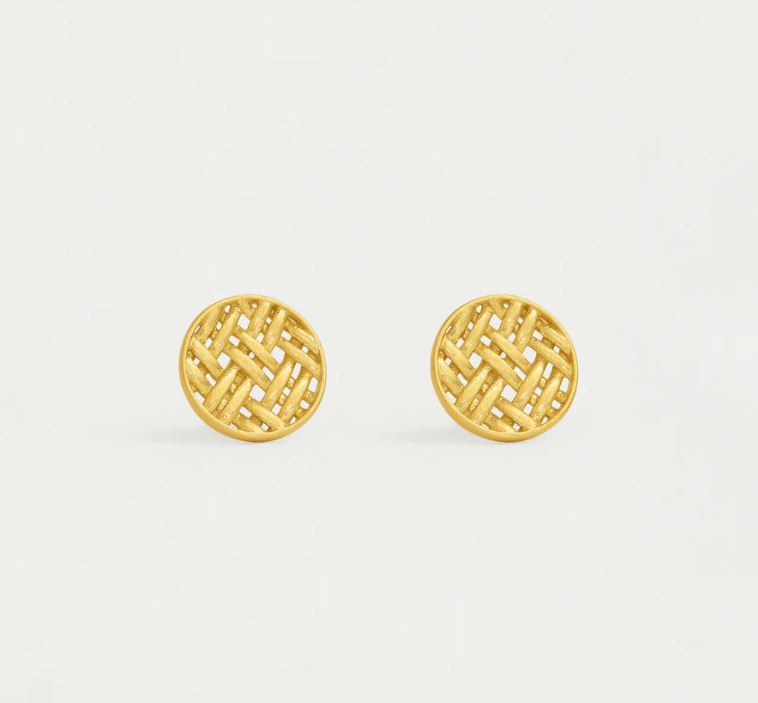 Dean Davidson Small Weave Disc Studs