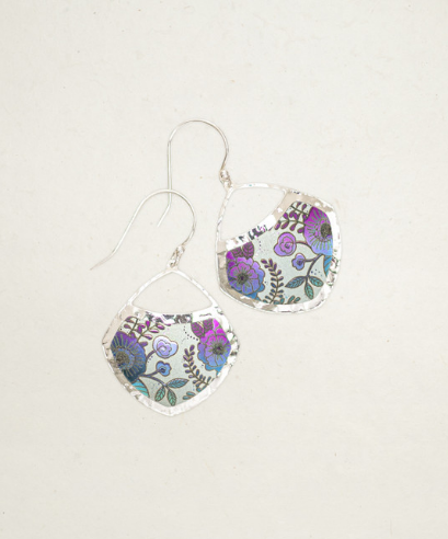 Holly Yashi Blue Mist 'Bright Blossom' Earrings