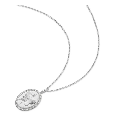 Ania Haie Silver Butterfly Pendant Necklace