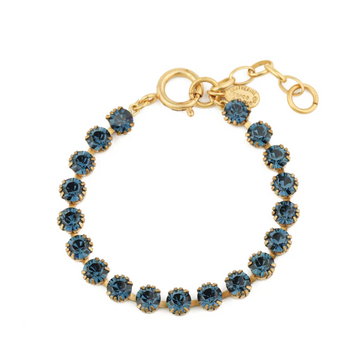 La Vie Parisienne Gold Midnight Crystal Bracelet