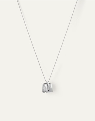 Jenny Bird Silver Small Sundra Pendant Necklace