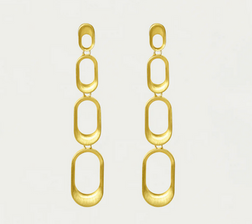 Dean Davidson Gold Bleecker Statement Drop Earrings