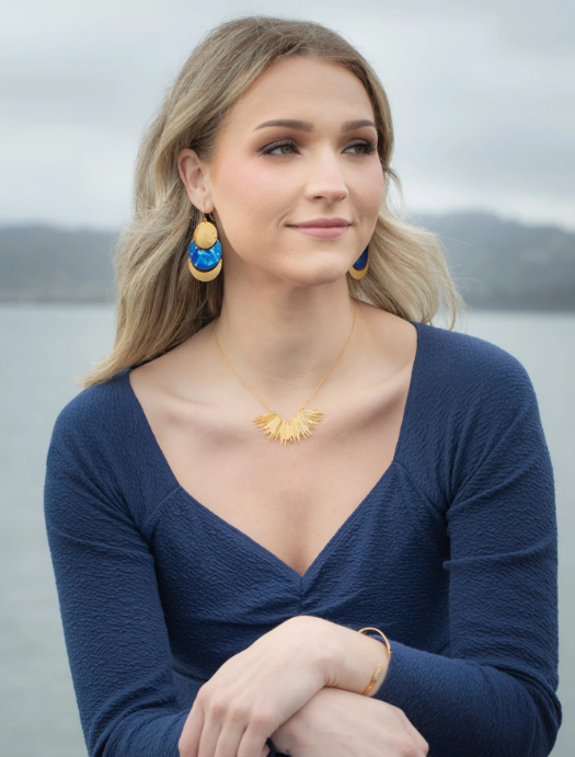 Holly Yashi Midnight Blue Juno Earrings