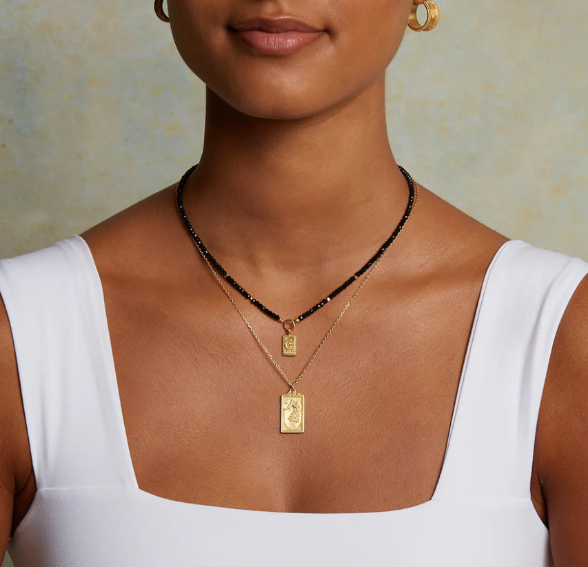 SATYA The Lovers Tarot Necklace