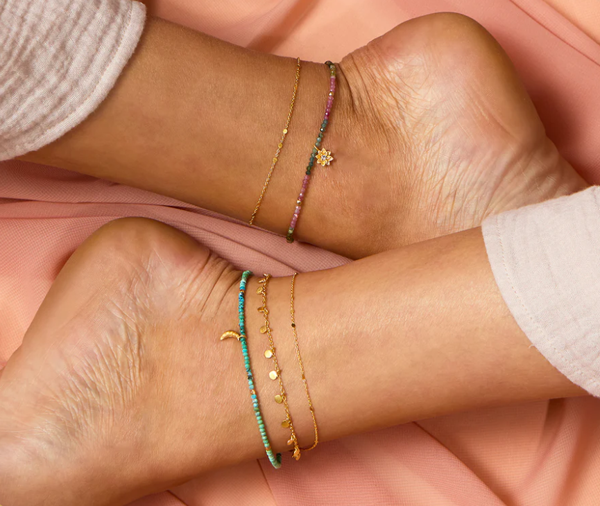 Satya Step Into Light Shimmering Chain Anklet