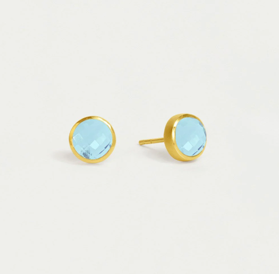 Dean Davidson Iridescent Sky Blue Siganture Midi Studs