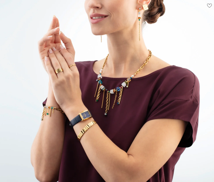 Coeur De Lion Gold Classic Wave Bangle 17cm