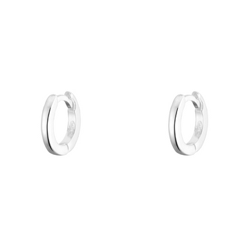 Marseille Sterling Silver Mini-Creole Earrings
