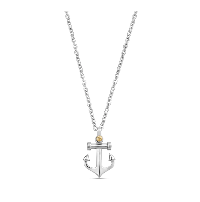 ARZ Steel Anchor Necklace 24