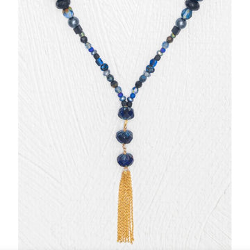 Holly Yashi Sheba Beaded Fringe Necklace