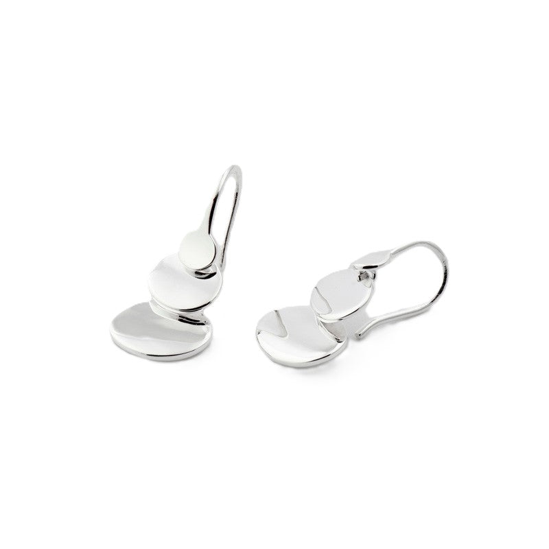 Marseille Sterling Silver Double Circle Dangle Earrings