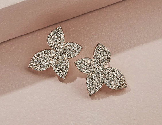 Olive and Piper Gold Mini Primrose Studs