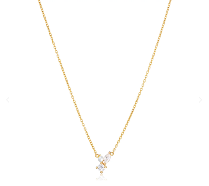 Sif Jakobs Gold Adria Tre Piccolo Necklace