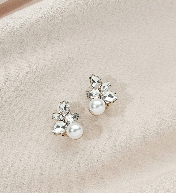 Olive and Piper Gold Remi Clip-On Studs