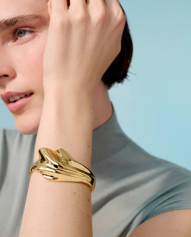 Jenny Bird Gold Large Lydia Cuff