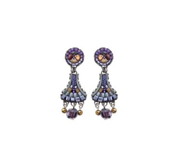 Ayala Nar Mystial Grape Wyn Post Earrings