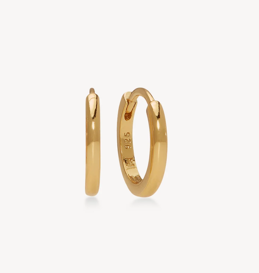 Hillberg And Berk Gold Mini Huggies